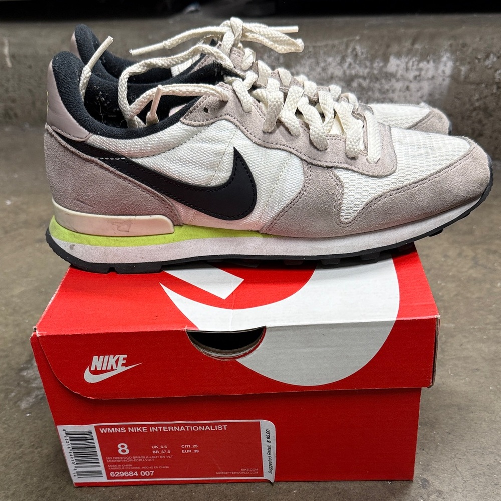 Nike Internationalist Women's Sneakers - Black, Cream, and Tan